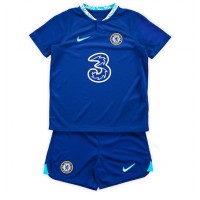 Chelsea Fotballklær Hjemmedraktsett Barn 2022-23 Kortermet (+ korte bukser)